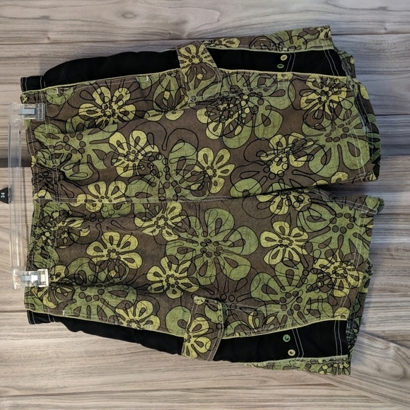 🐢Joe Boxer Men's Hawaiian Print Swim Trunks Size Large - Picture 1 of 7